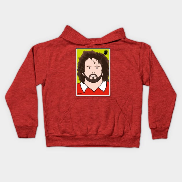 Adam Jones, Wales rugby union player Kids Hoodie by stariconsrugby